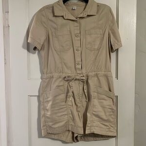 Old Navy beige romper
